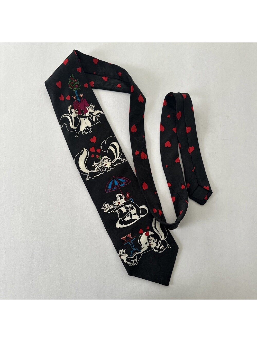 VINTAGE 1993 WARNER BROS LOONEY TUNES MANIA NECKTIE LOONEY TOONS CHARACTERS